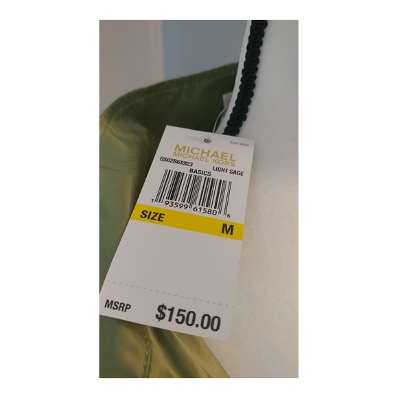 NWT Women's Michael Kors Light Sage Jacket M - Picture 5 of 7